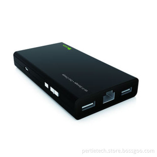 Power banks with the function as wireless routers and mobile hard disk